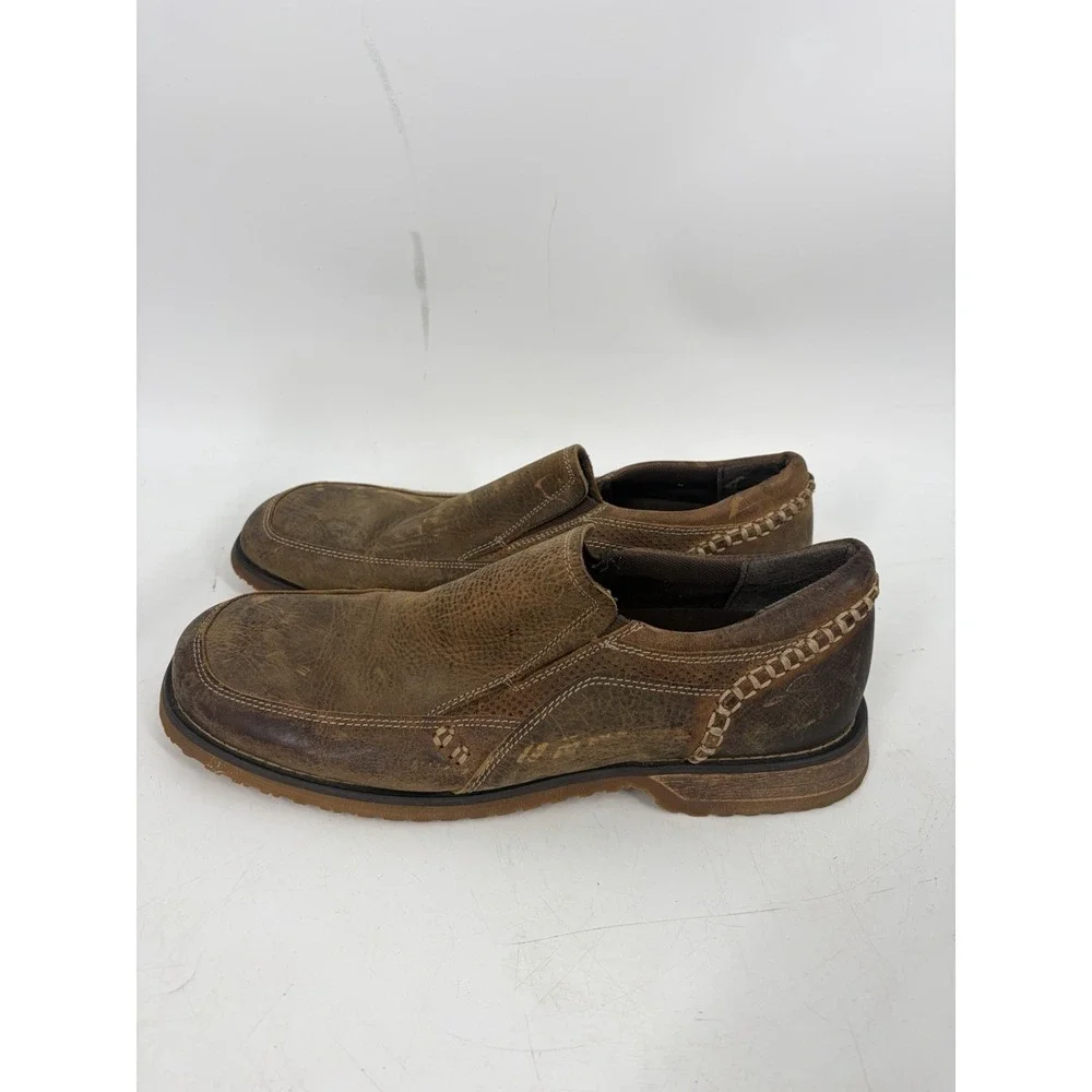 Bed Stu Shoes Brown Slip On Casual Brown Leather Loafer Bomber
